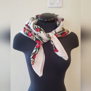 Chic Floral Patterned Scarf